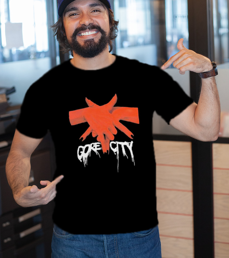Pentagram Hands Gore City T-Shirt