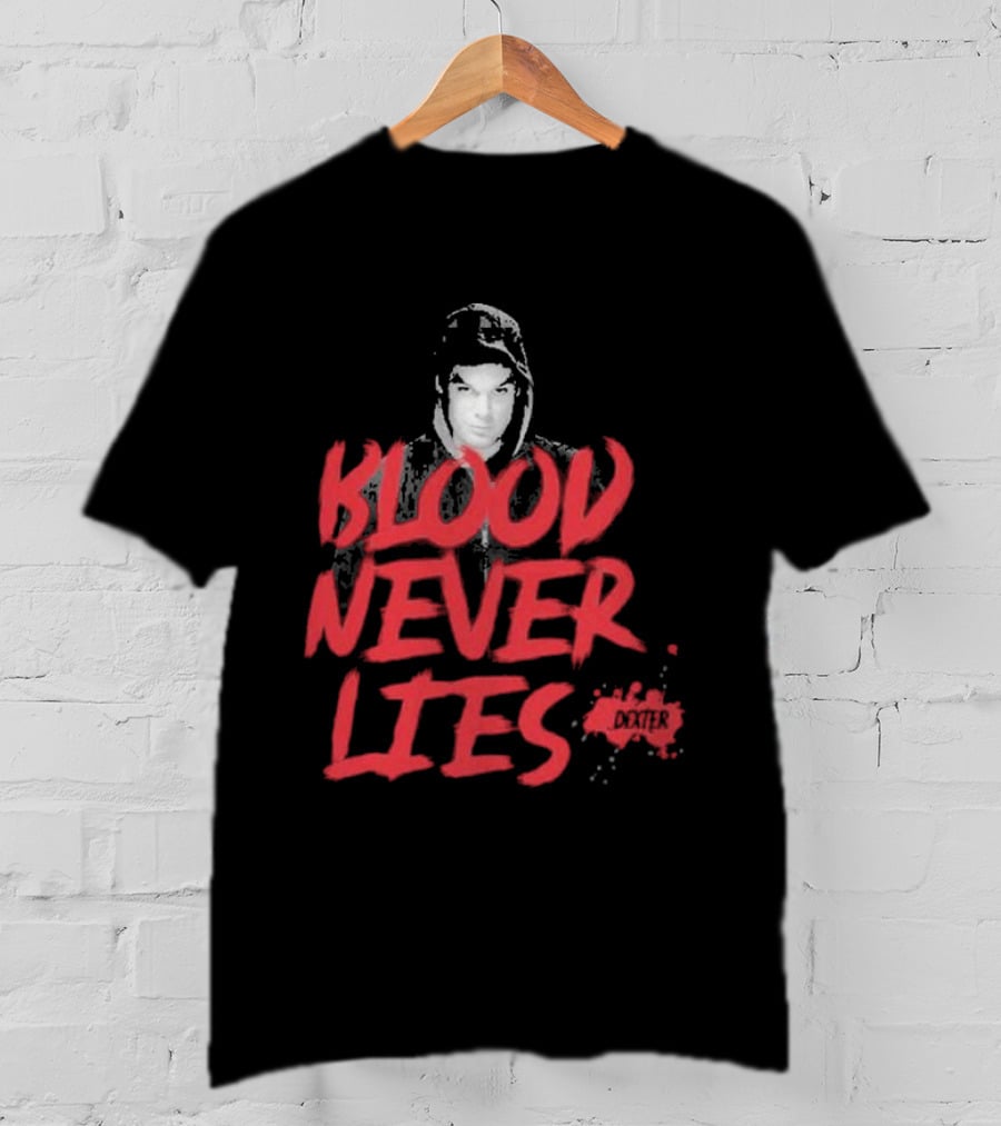 Dexter Blood Never Lies Spatter T-Shirt
