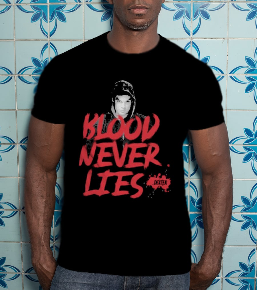 Dexter Blood Never Lies Spatter T-Shirt