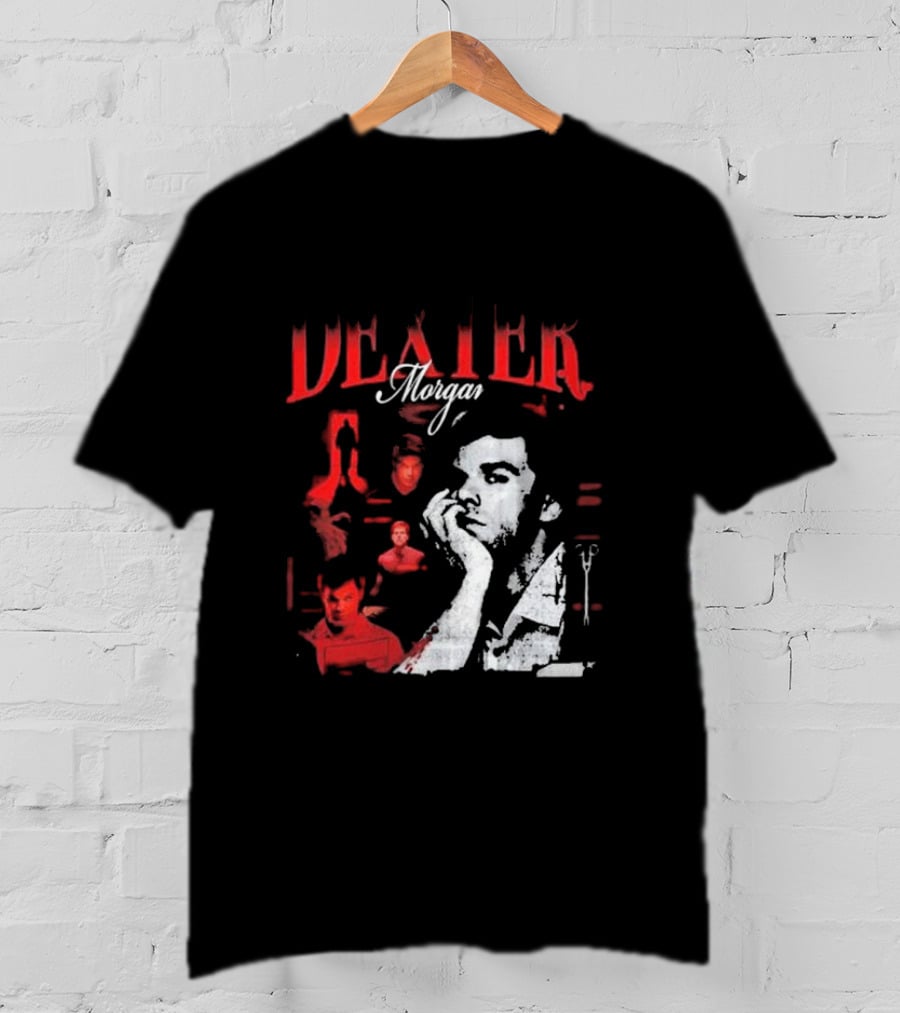 Dexter Morgan Heartthrob Iconic Red And Black T-Shirt