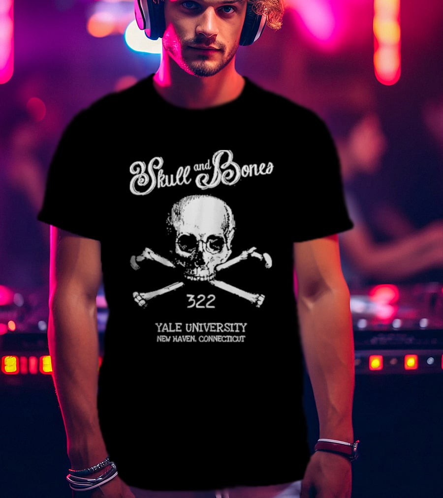 Skull And Bones 322 Yale University New Haven Connecticut T-Shirt