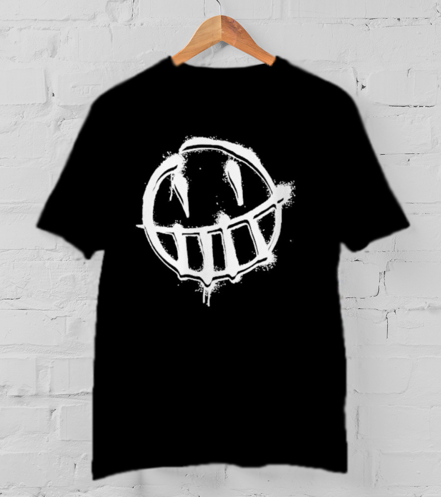 Spencers Online The Boys Graffiti Smiley Face T-Shirt