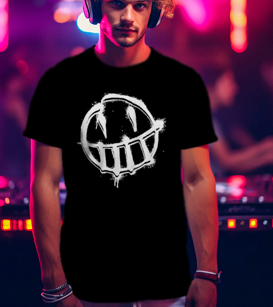 Spencers Online The Boys Graffiti Smiley Face T-Shirt