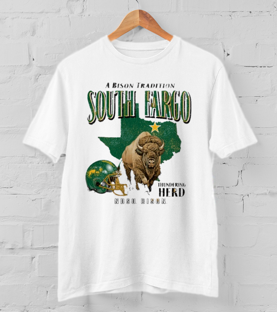 A Bison Tradition South Fargo Thundering Herd NDSU Bison T-Shirt