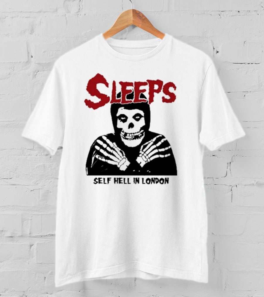 SLEEPS Self Hell In London Skeleton T-Shirt