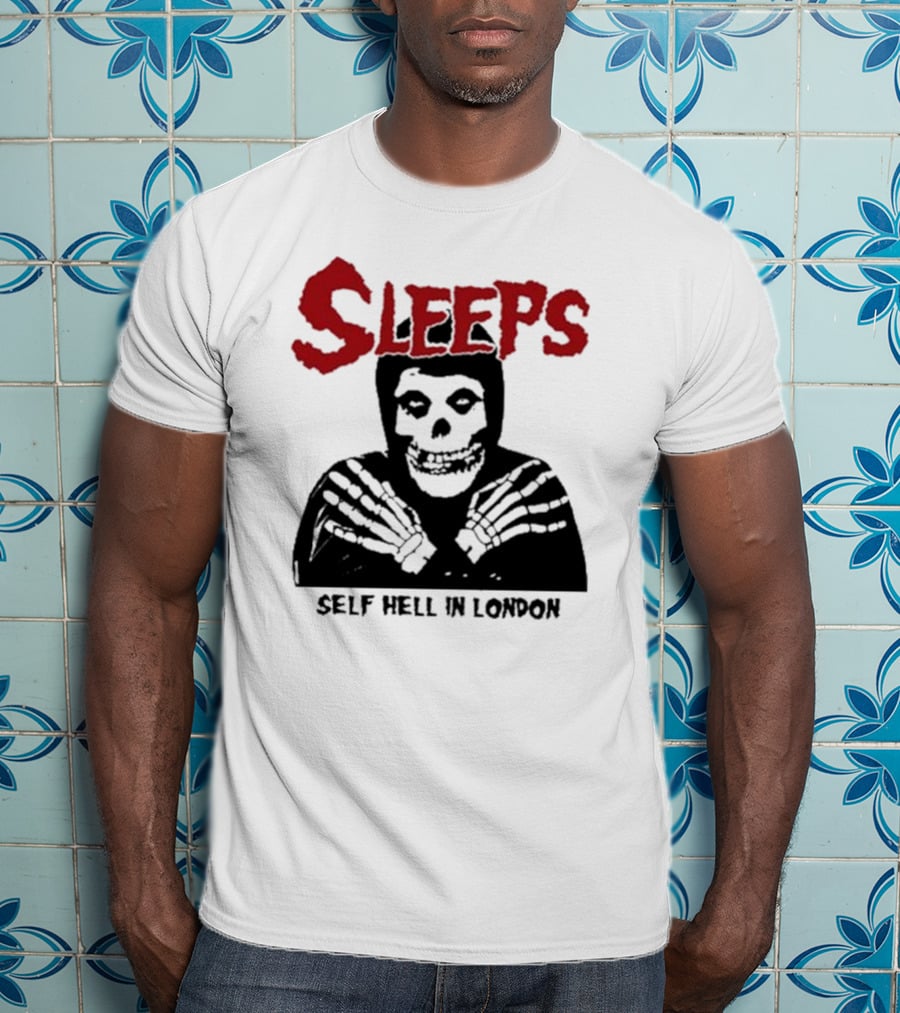 SLEEPS Self Hell In London Skeleton T-Shirt