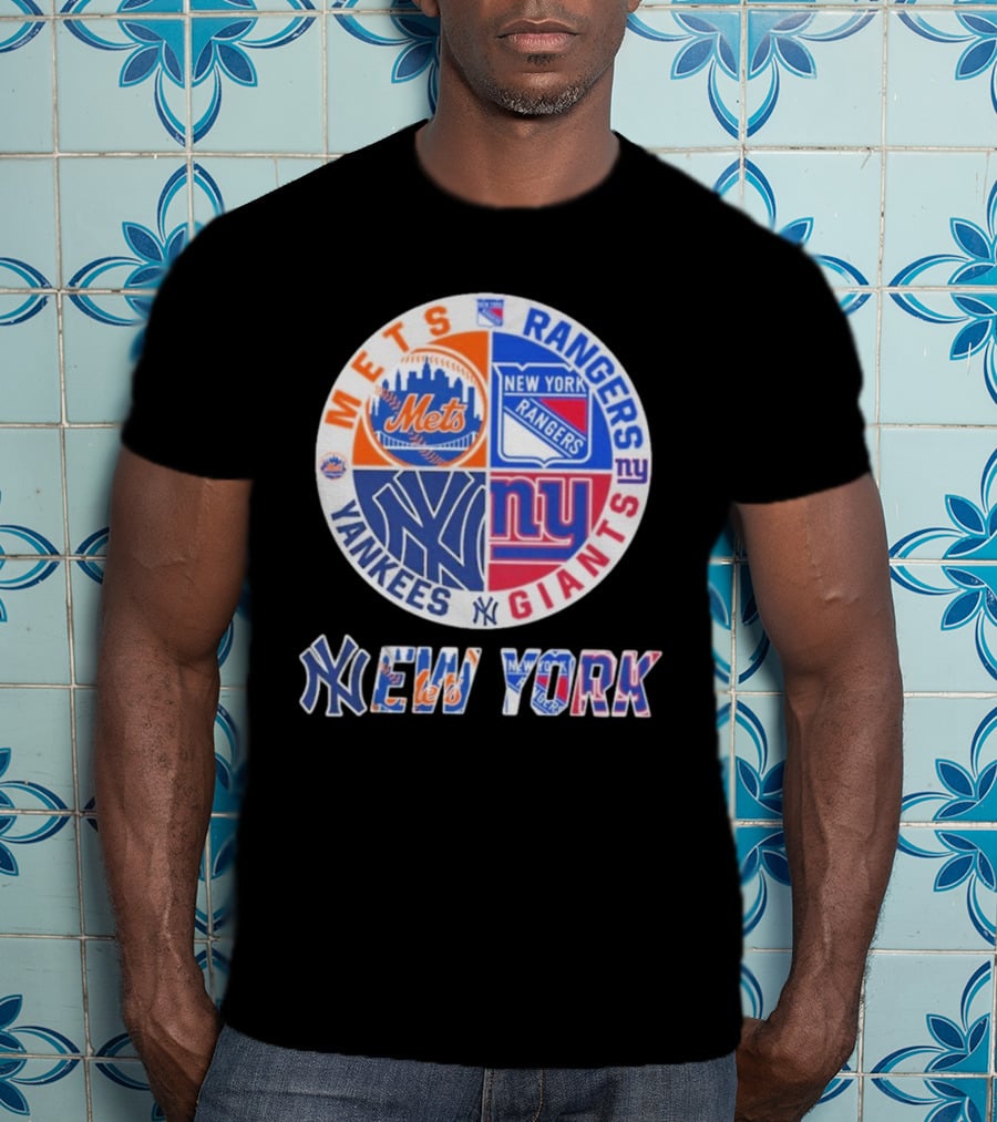 Mets Rangers Giants Yankees New York T-Shirt
