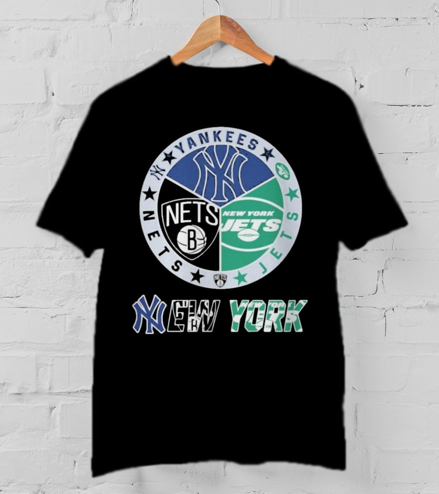 New York Yankees Nets Jets Yankees Nets Jets T-Shirt
