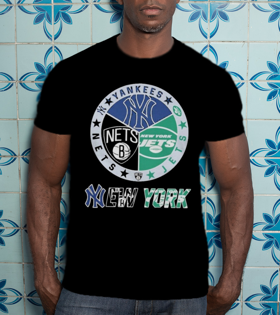 New York Yankees Nets Jets Yankees Nets Jets T-Shirt