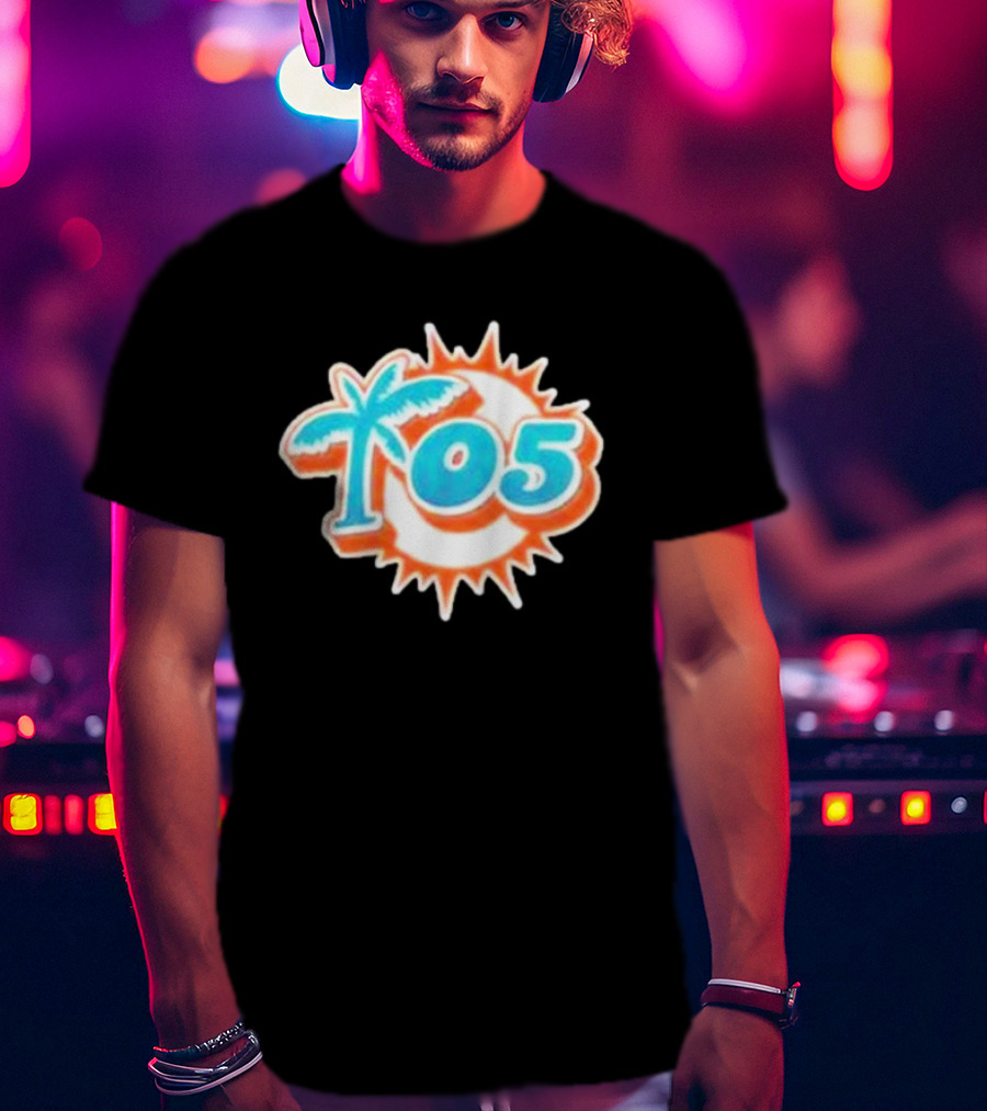 T05 Treeofive Tree O Five Miami Dolphins Retro Zip Up T-Shirt
