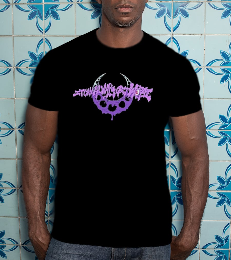 The Acacia Strain It Can Always Get Worse Crescent Skull T-Shirt