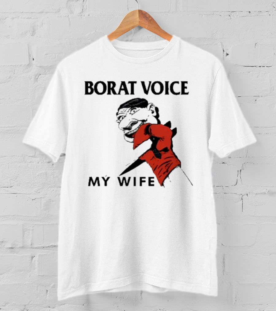 Matt Skiba Borat Voice My Wife Comic T-Shirt