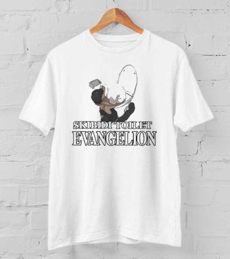 Skibidi Toilet Evangelion Iconic Mashup T-Shirt
