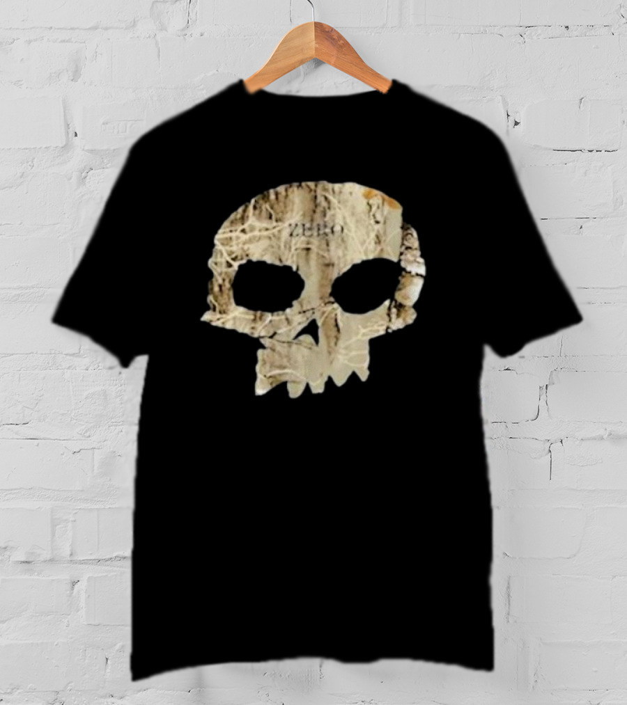 Zero Skateboards Realtree Camo Skull T-Shirt