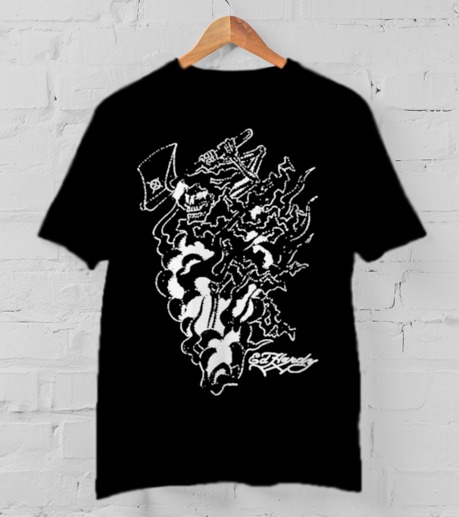 Ken Carson Cat Tiredy Axe Skull Black T-Shirt