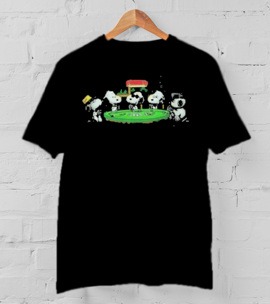 Peanuts Snoopy Poker Game With Friends T-Shirt