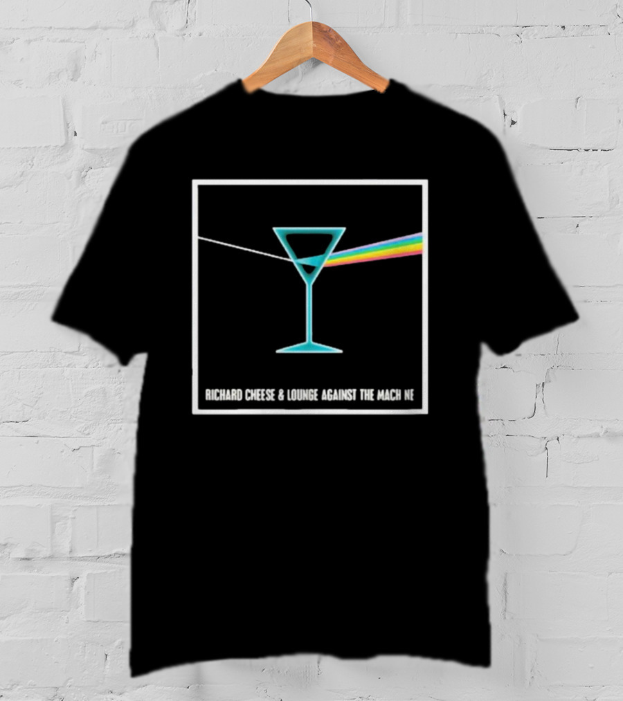 Richard Cheese Lounge Against The Machine Martini Prism T-Shirt