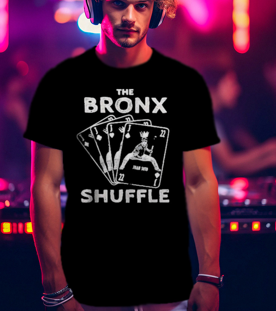 The Bronx Shuffle Juan Soto Playing Cards T-Shirt