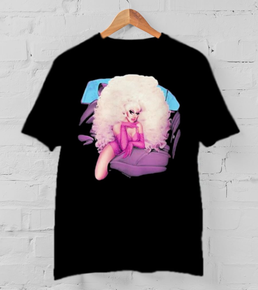 Trixie Mattel Glamorous Blonde Drag In Backseat T-Shirt