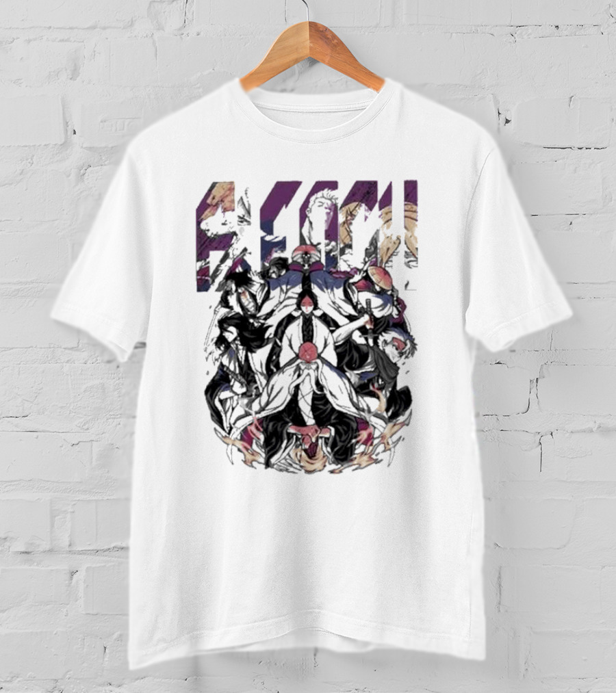 Bleach Byakuya Kuchiki Epic Battle Scene T-Shirt