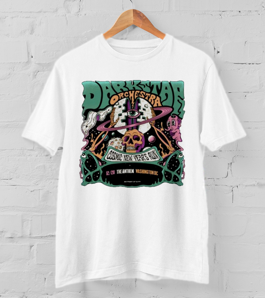 Dark Star Orchestra Cosmic New Year's Run 12/28 The Anthem Washington DC T-Shirt