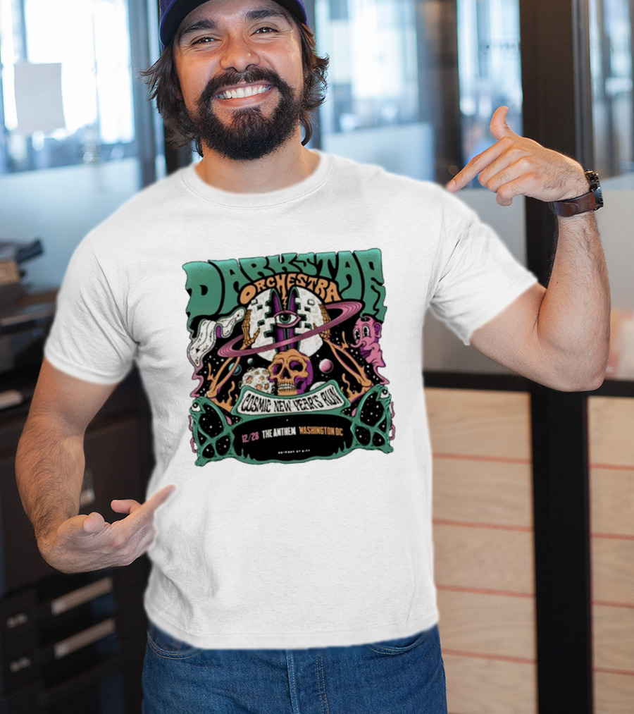 Dark Star Orchestra Cosmic New Year's Run 12/28 The Anthem Washington DC T-Shirt