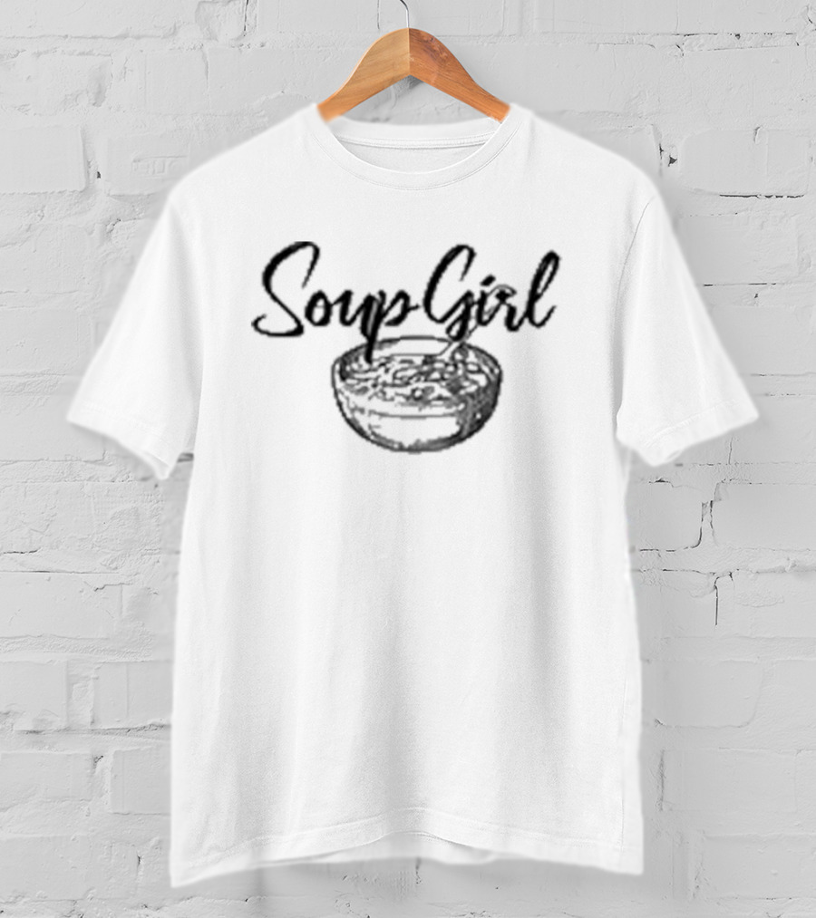 Kat Timpf Soup Girl Bowl Sketch T-Shirt