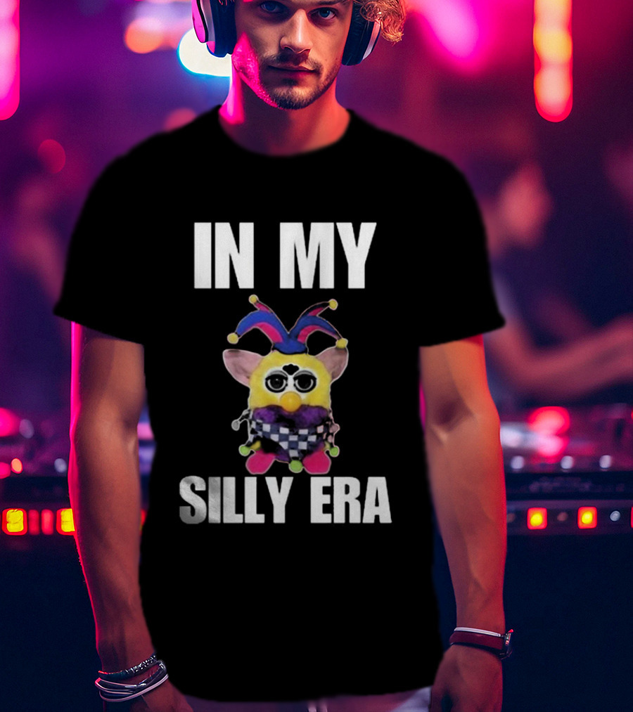 In My Silly Era Furby Jester Costume Fun Retro Vibes T-Shirt