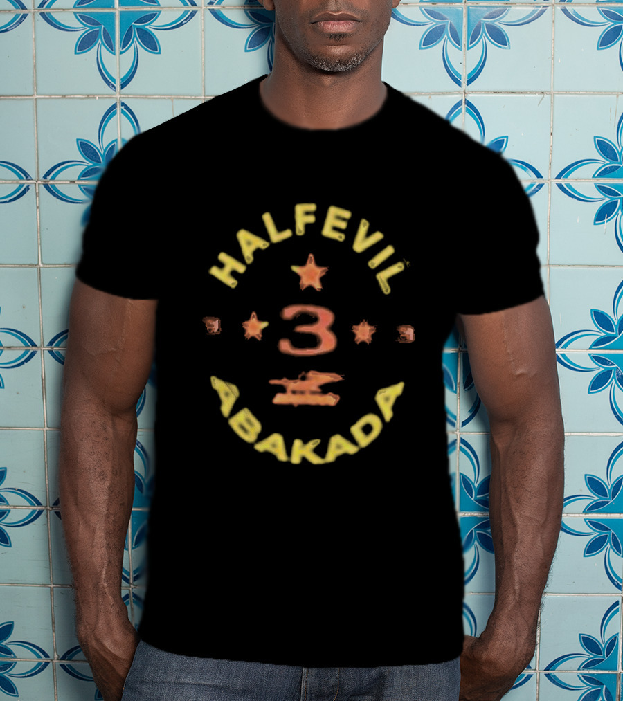 Half Evil Abakada Three Star Symbol 3 T-Shirt