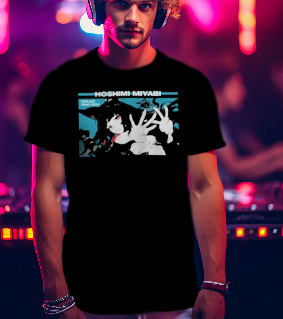 Hoshimi Miyabi Zenless Zone Zero Anime Character T-Shirt