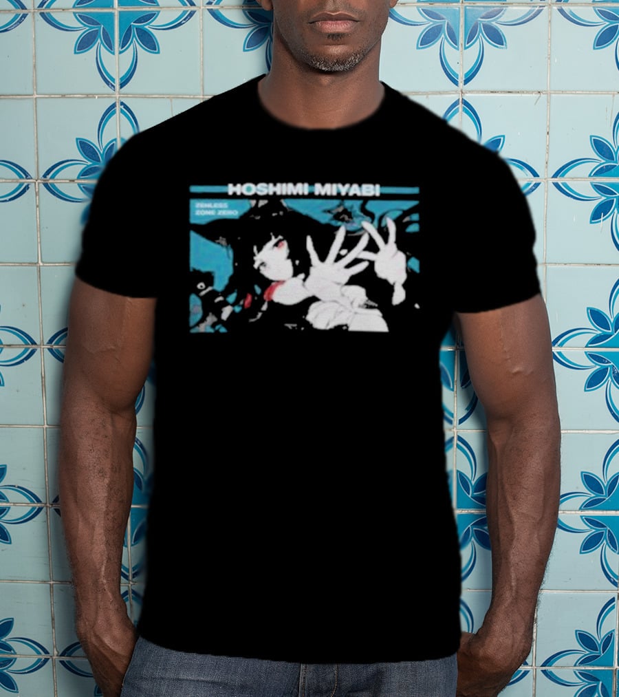 Hoshimi Miyabi Zenless Zone Zero Anime Character T-Shirt