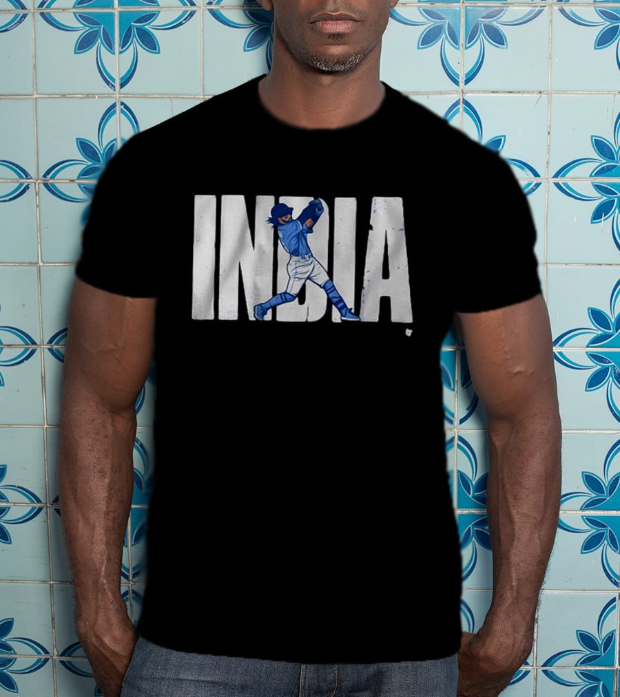 Jonathan India Kansas City Baseball Swing T-Shirt
