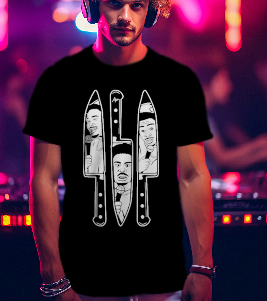 Kam Patterson Killers Only Knives And Microphones Trio T-Shirt