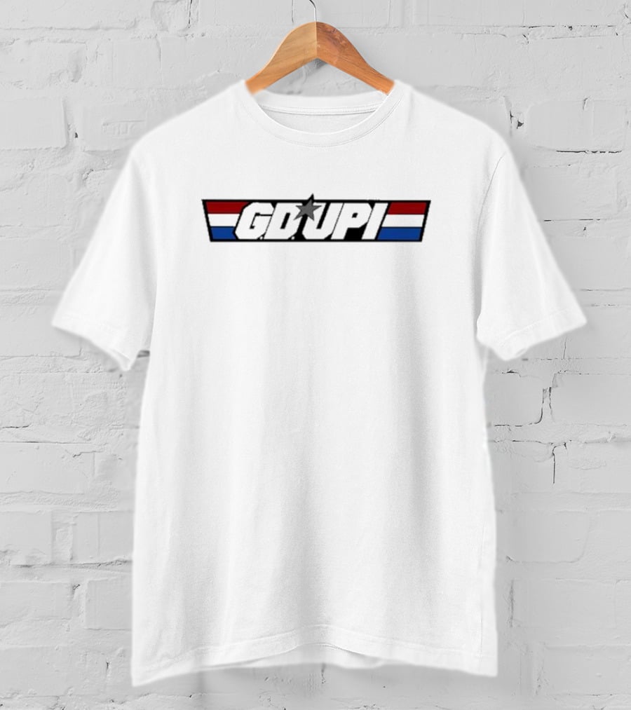 Dingdong Gdupi GDUPI Star Red Blue Stripes T-Shirt