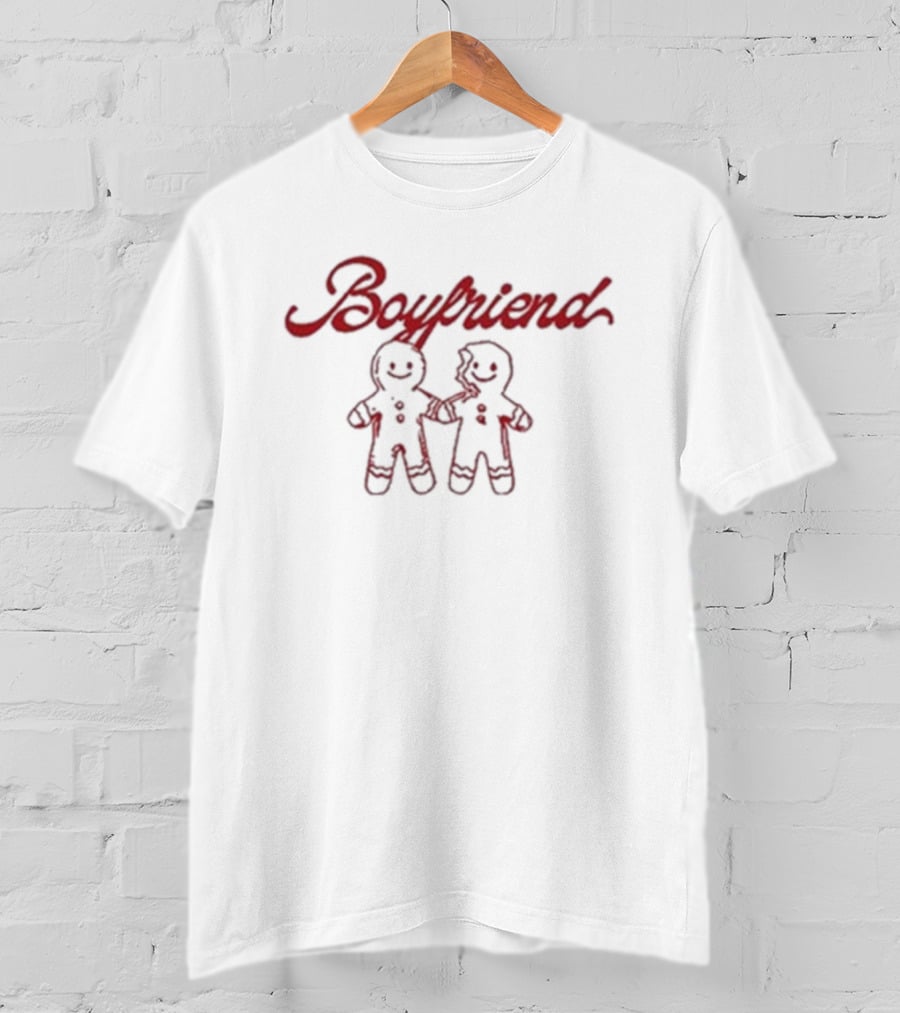 Selena Gomez Christmas Boyfriend Gingerbread Holiday T-Shirt
