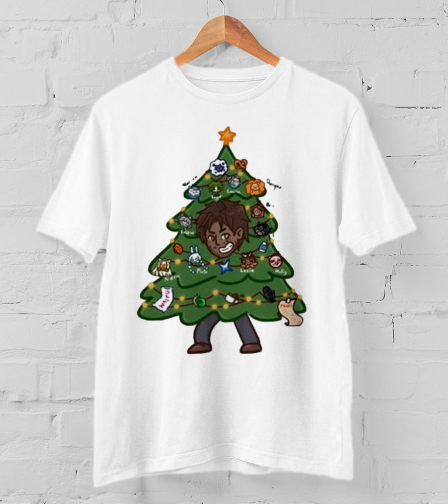 The Great Christmas Tree With Utc Audio Icons And Character Ornaments T-Shirt