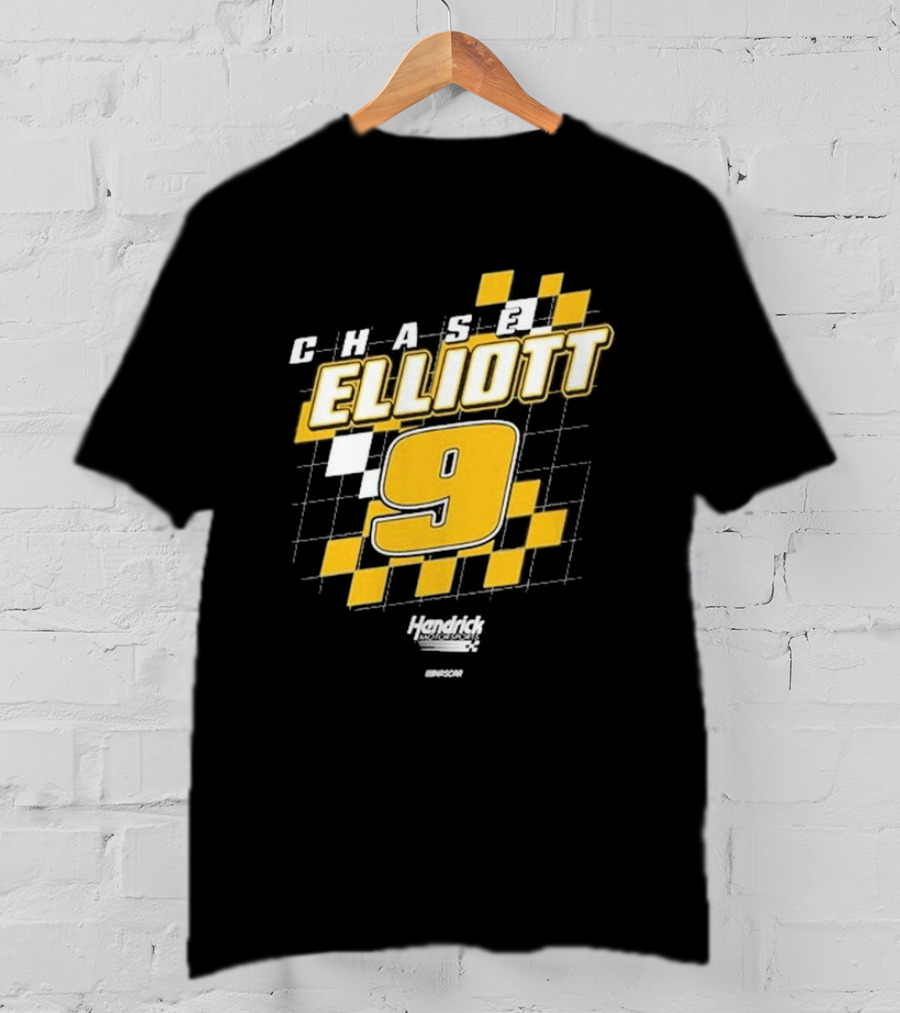 Chase Elliott #9 Hendrick Motorsports NASCAR Racing Graphics T-Shirt