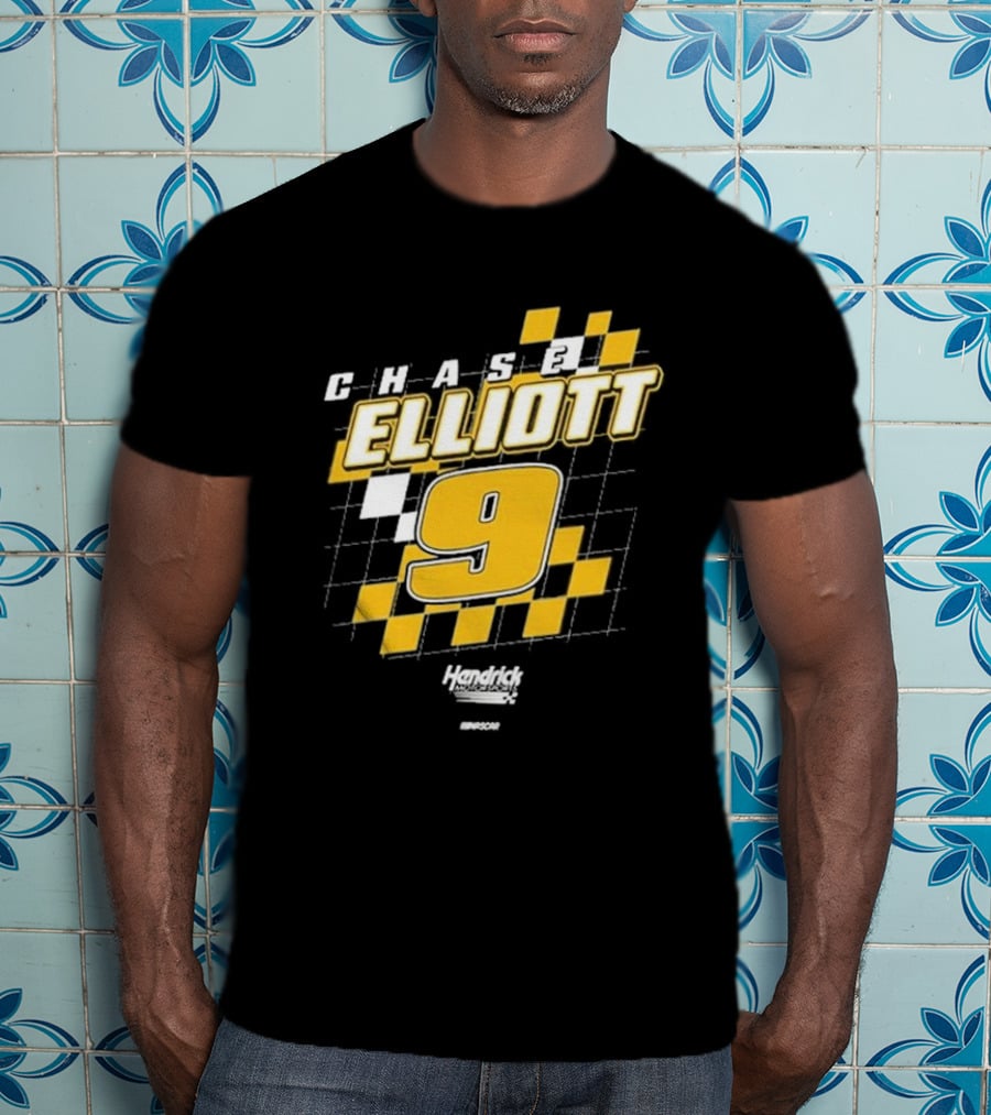 Chase Elliott #9 Hendrick Motorsports NASCAR Racing Graphics T-Shirt