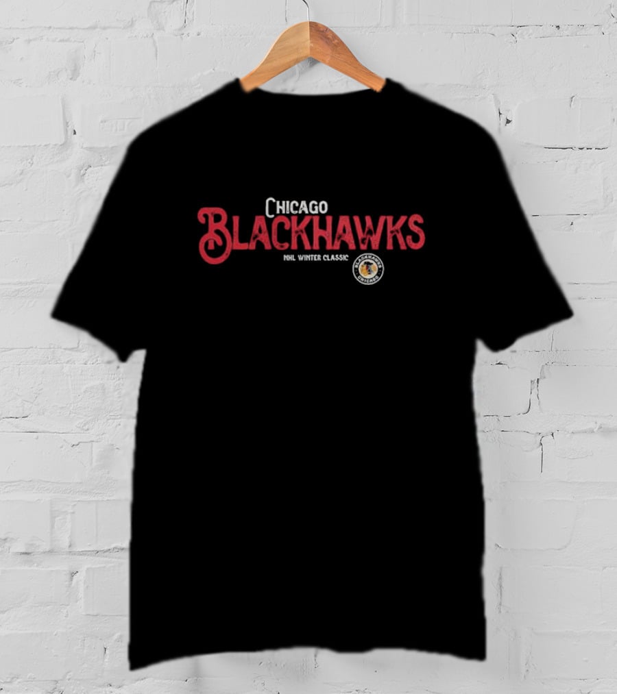 Chicago Blackhawks NHL Winter Classic 2025 Richmond Inked Levelwear T-Shirt