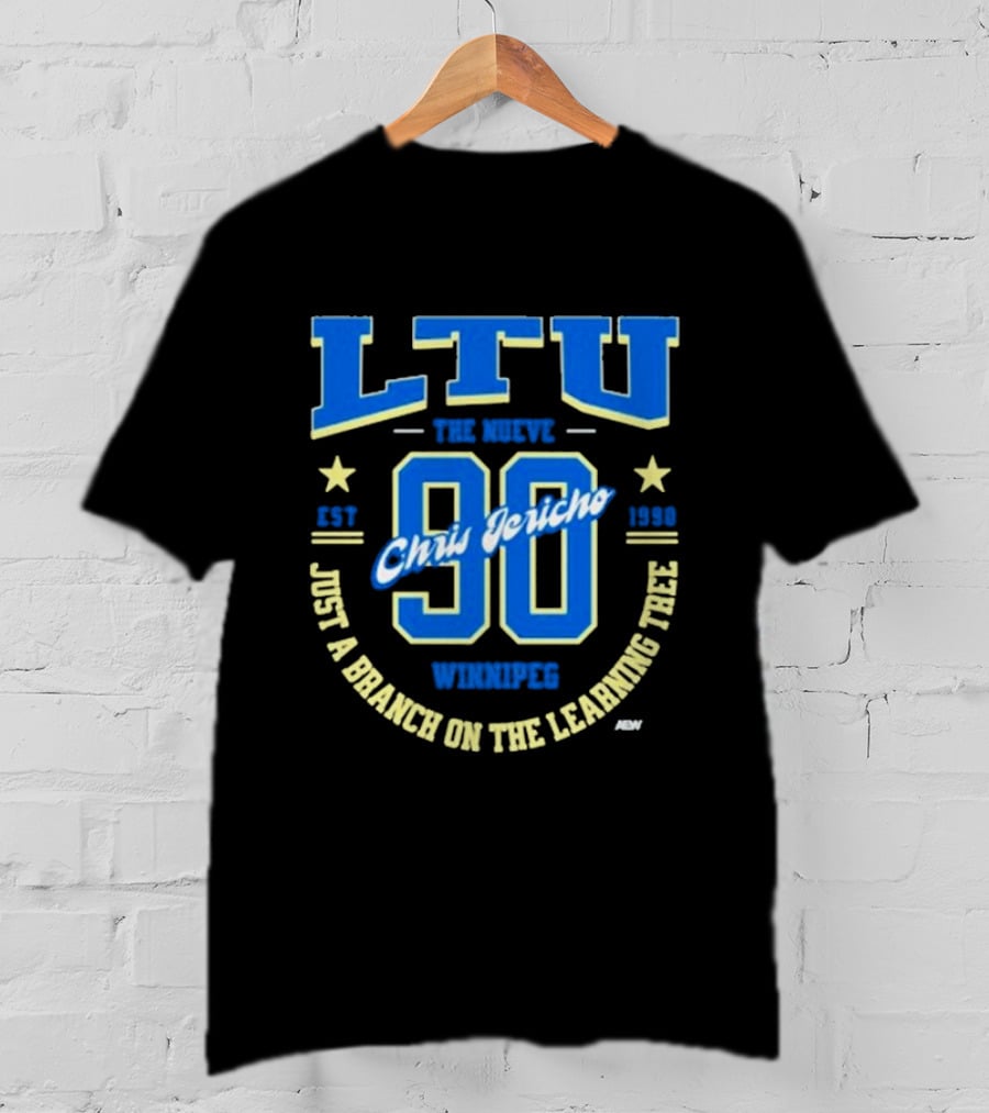 LTU Chris Jericho The Nuevo 90 Winnipeg Just A Branch On The Learning Tree Est 1990 T-Shirt