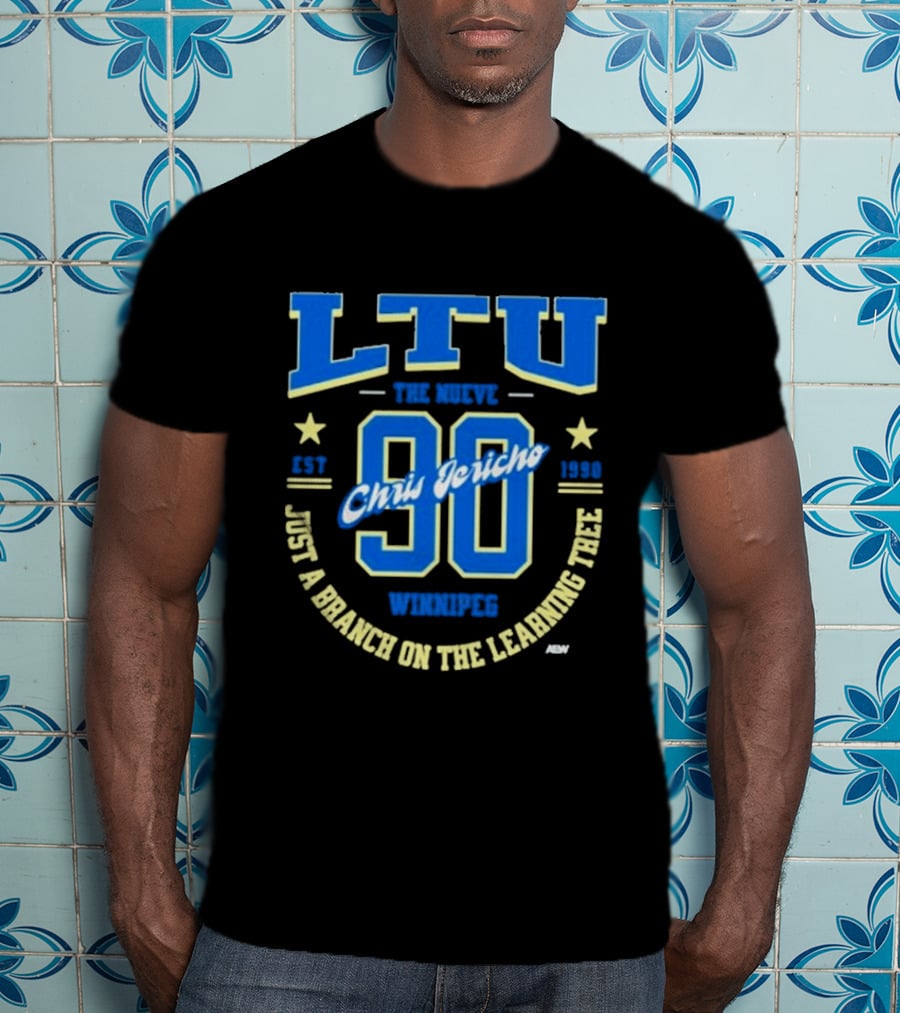 LTU Chris Jericho The Nuevo 90 Winnipeg Just A Branch On The Learning Tree Est 1990 T-Shirt