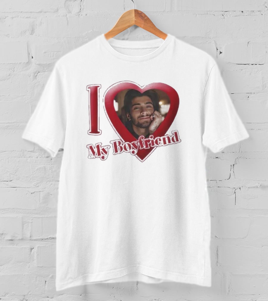 I Heart My Boyfriend Zayn Malik One Direction T-Shirt