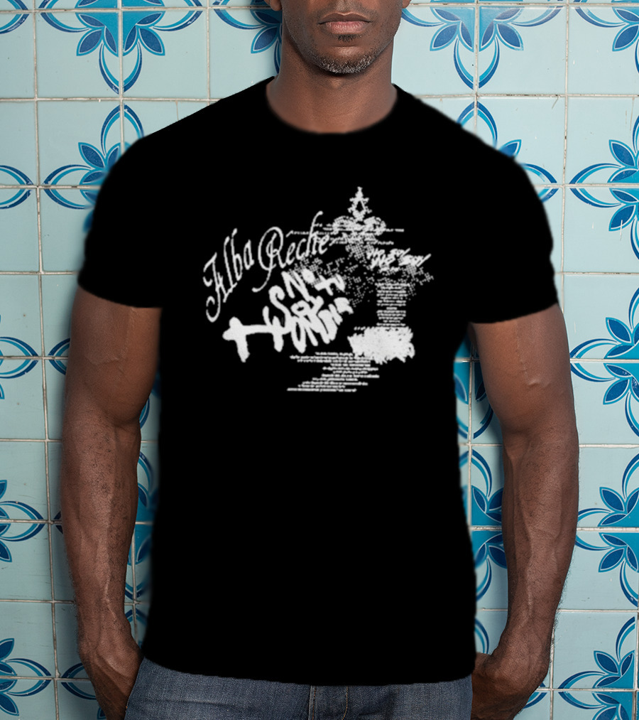 Alba Reche Nsth World Blurry Text T-Shirt