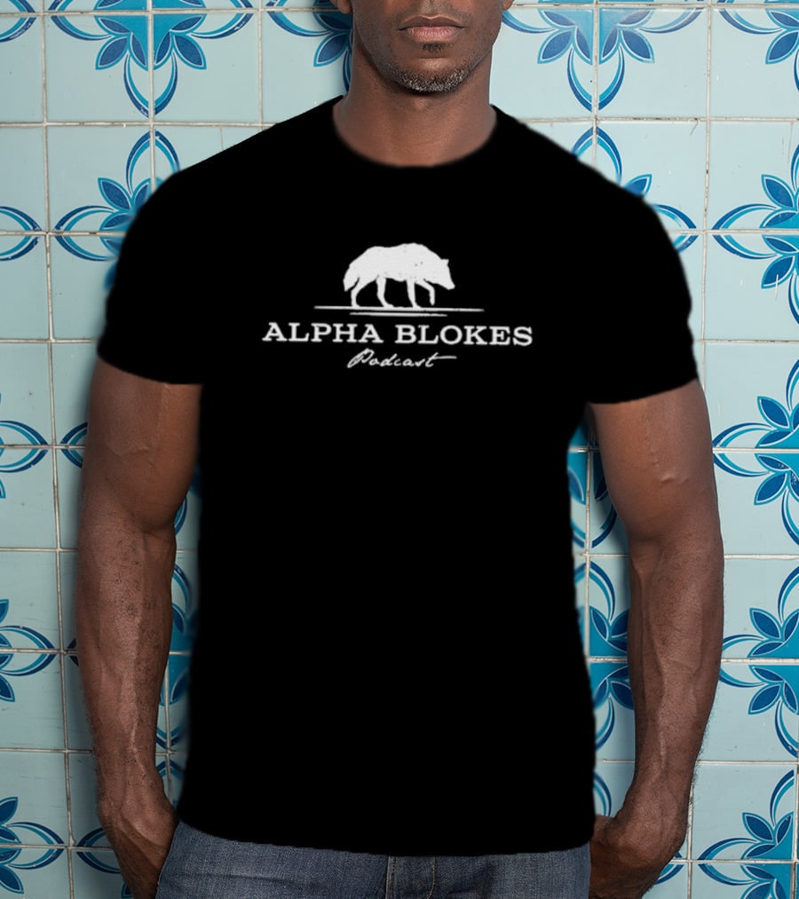 Alpha Blokes Podcast Wolf T-Shirt