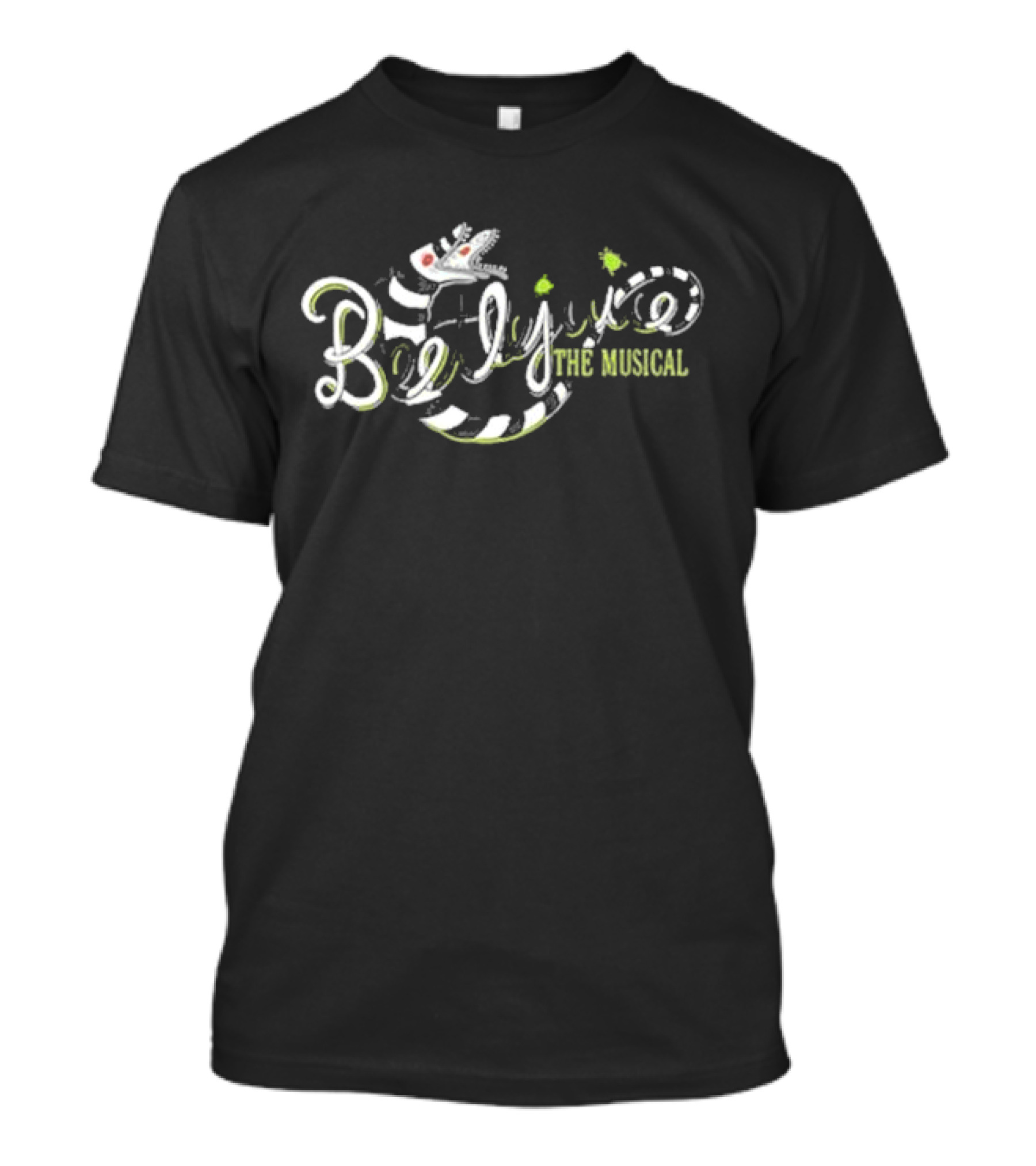 Beetlejuice The Musical Sandworm Text T-Shirt
