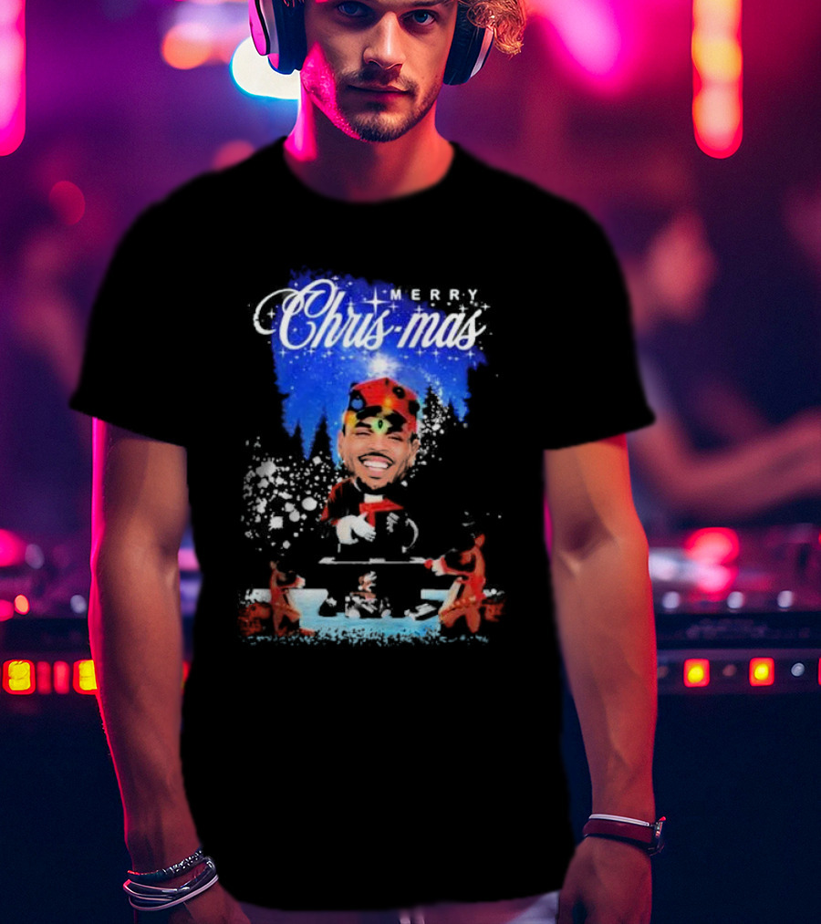 Merry Christmas Chris-Mas Santa DJ Scene T-Shirt