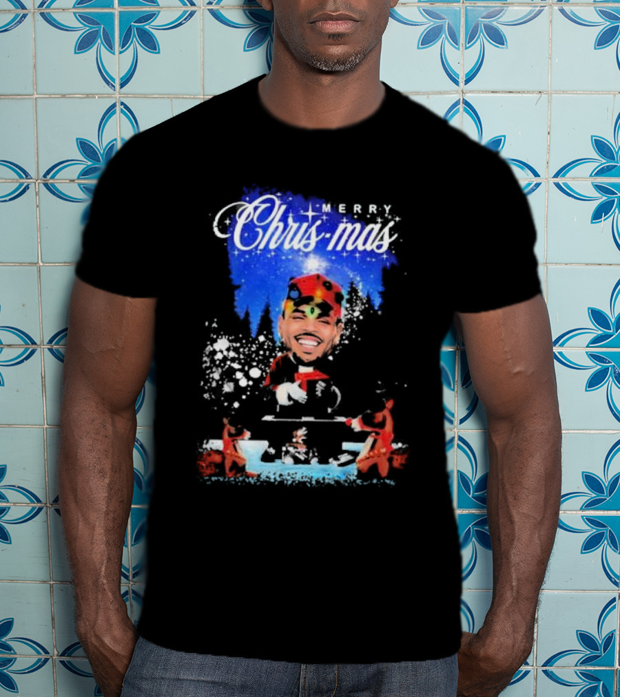 Merry Christmas Chris-Mas Santa DJ Scene T-Shirt