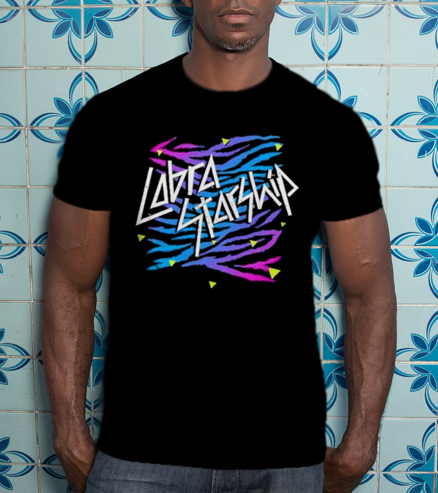 Cobra Starship Neon Zebra Print Tour T-Shirt