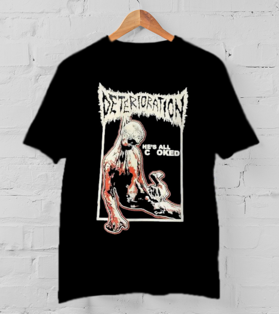 Deterioration He's All Choked Distorted Figure T-Shirt