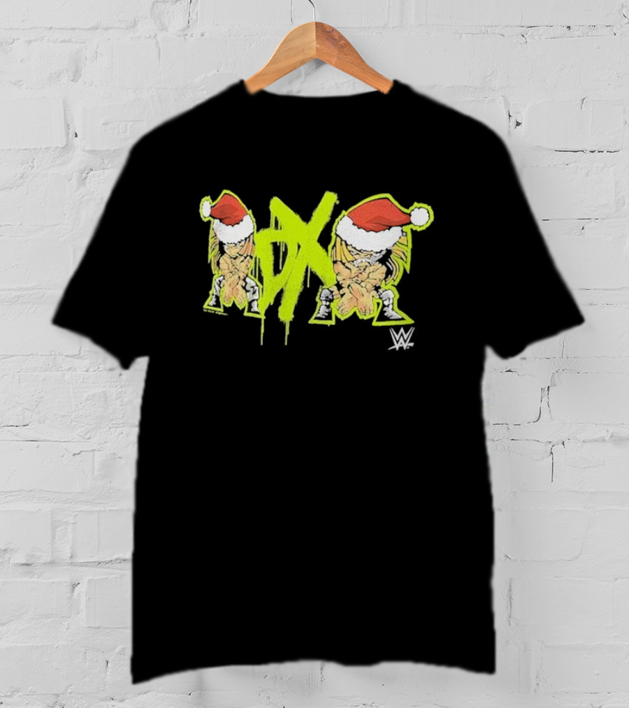 DX WWE Santa Hats Christmas T-Shirt